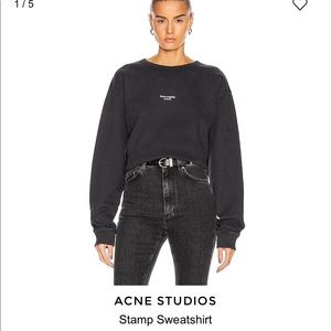 Acne studios stamp sweatshirt